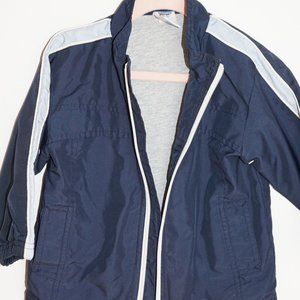 Toddler Boys Old Navy Windbreaker- Size 2t- Navy Blue & Gray